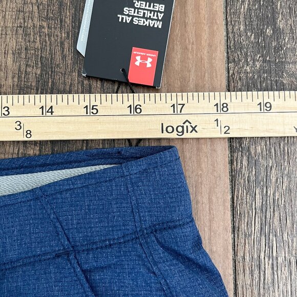 Under Amour Match Play Vented Golf Pant Loose Straight Size 36x32 (34x31) Blue - Picture 11 of 15